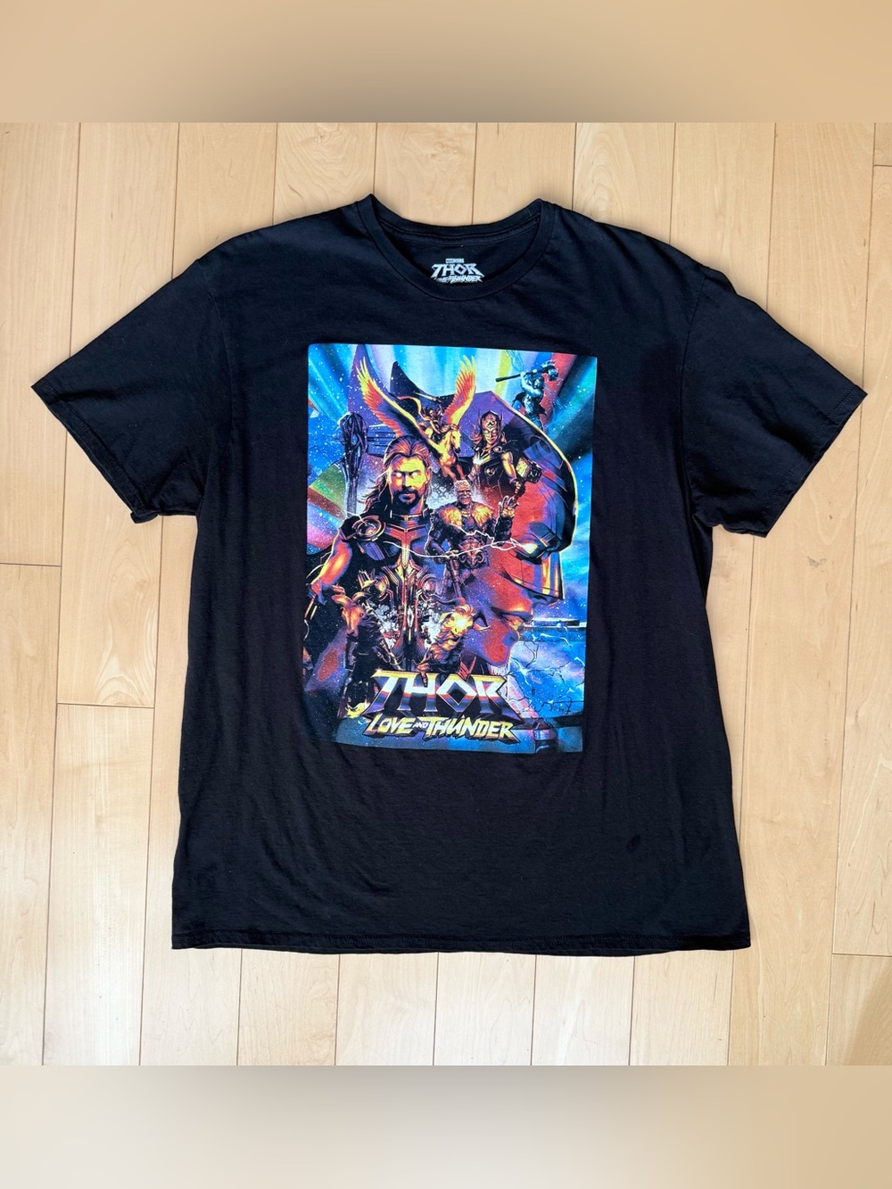 Marvel Thor Love & Thunder Graphic Tee Men’s XL Black
